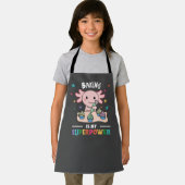 Baken is mijn Superpower sweet Axolotl Cakt Stainl Schort (Insitu)