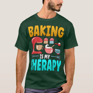 Baken is mijn therapie 496 t-shirt