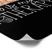 Baken is mijn therapiefaker poster (Hoek)