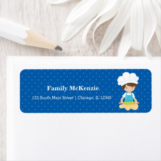 Baken * Kies uw achtergrondkleur Etiket (Insitu)