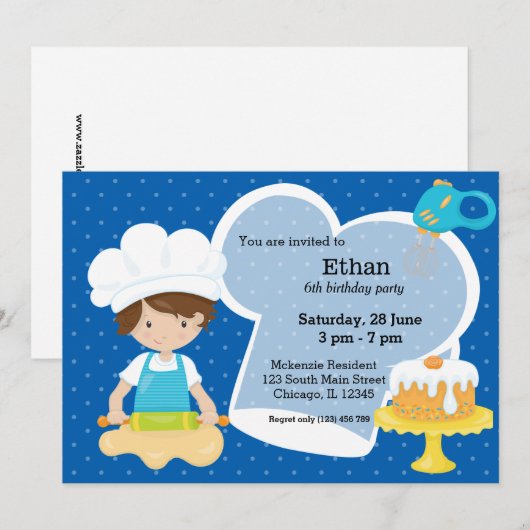 Baken * Kies uw achtergrondkleur Kaart (Voorkant / Achterkant)