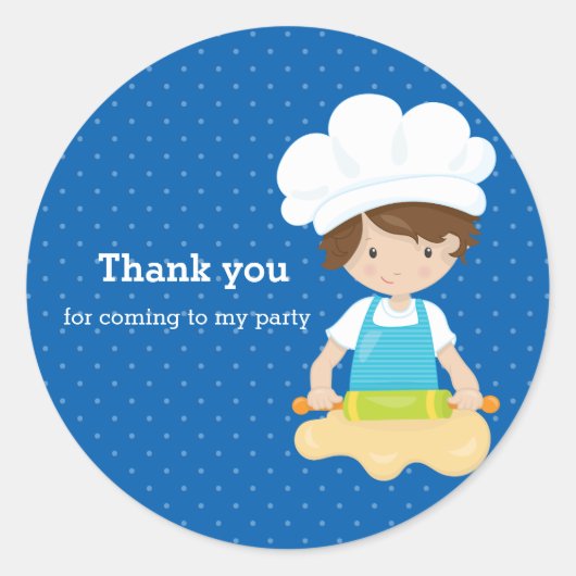 Baken * Kies uw achtergrondkleur Ronde Sticker (Voorkant)