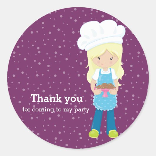 Baken * Kies uw achtergrondkleur Ronde Sticker (Voorkant)