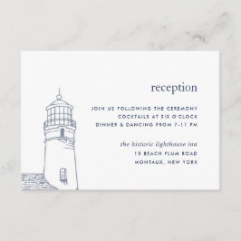 baken | Nautical Lighthouse Reception Kaart