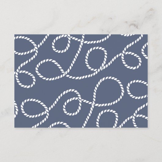 baken | Nautical Lighthouse Reception Kaart (Achterkant)