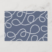 Baken | Nautische Vuurtoren Ontvangstkaart Informatiekaartje (Achterkant)