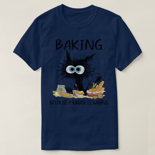 Baken omdat de moord verkeerd is... schimmige zwar t-shirt (Design voorkant)