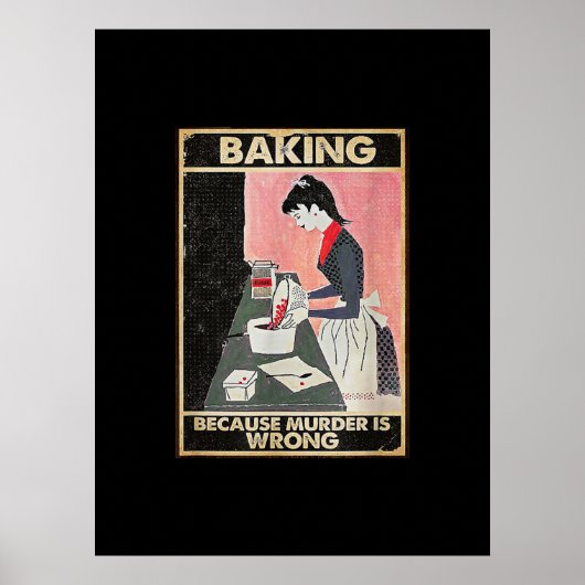 Baken omdat moord verkeerd is poster (Voorkant)