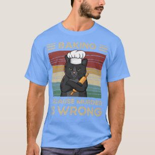 Baken omdat moord verkeerd is t-shirt