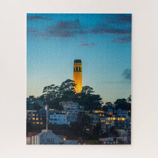 Baken over de baai legpuzzel (Verticaal)