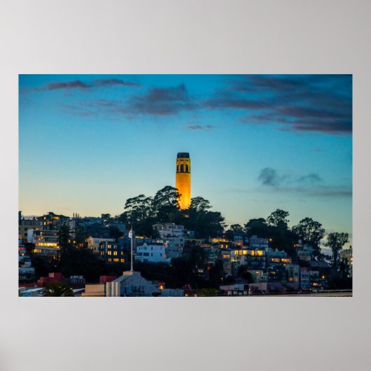 Baken over de baai poster (Voorkant)