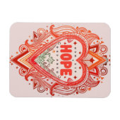 Baken van hoop: Inspirerend Hope Quotes Magneet (Horizontaal)
