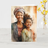 Baken van Moed: Moederdag Kaart (Gele Bloem)