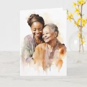 Baken van Vertrouwen: Moederdag Kaart (Gele Bloem)