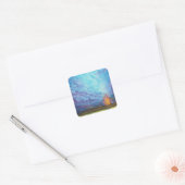 baken vierkante sticker (Envelop)