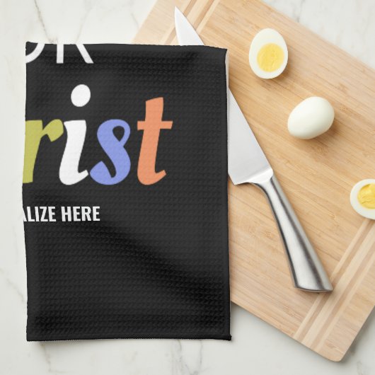 Baken voor de keukenhanddoek van Christelijke Bakk (Quarter Fold)