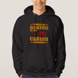 Baken voor mannen vrouwenbaken is mijn hart hoodie