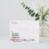 bakenkom voor recept briefkaart (Staand voorkant)