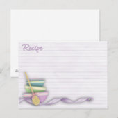 bakenkom voor recept briefkaart (Voorkant / Achterkant)
