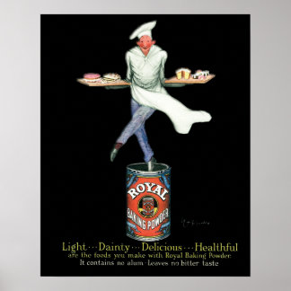  Baker Adverteren kunst Poster