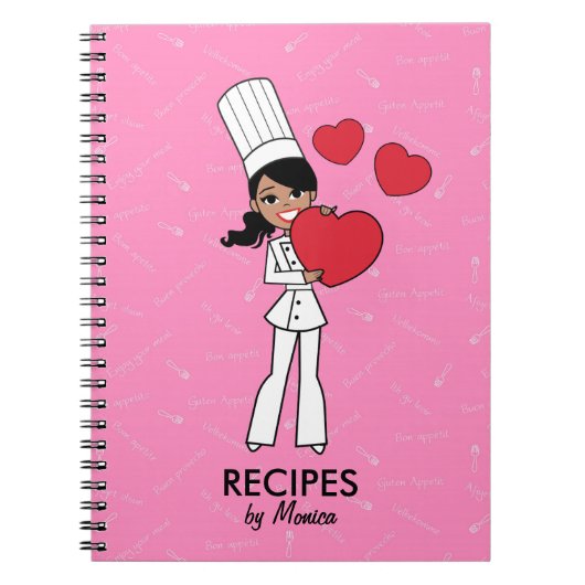 Baker African American Girl Collectie Notebook Notitieboek (Voorkant)