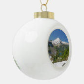 Baker Alpine Landscape Foto Keramische Bal Ornament (Links)