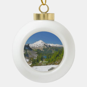 Baker Alpine Landscape Foto Keramische Bal Ornament
