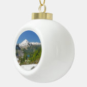 Baker Alpine Landscape Foto Keramische Bal Ornament (Rechts)