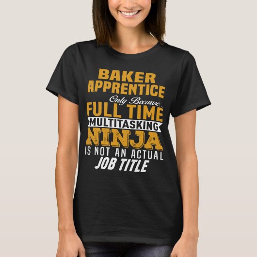 Baker Apprentice T-shirt (Voorkant)