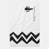 Baker Art-Deco Aangepaste Handdoeken (Verticaal)