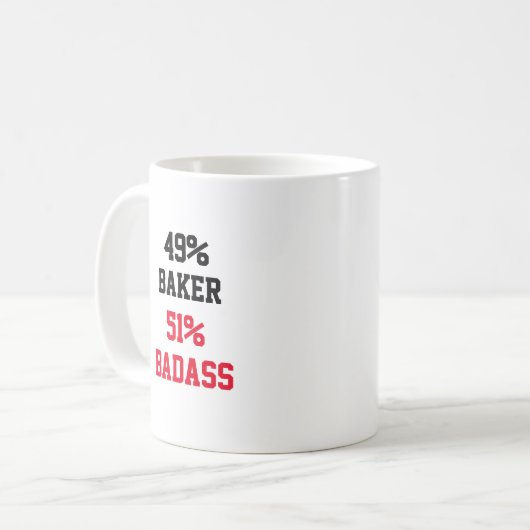 Baker Badass Koffiemok (Voorkant links)
