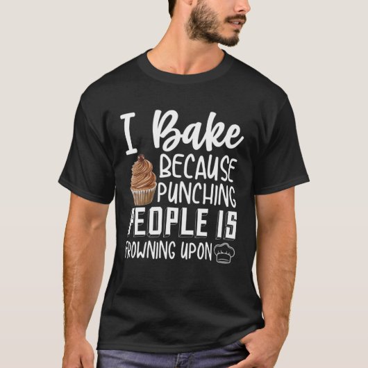 Baker & Bake Fans of Baking Supplies & Baking Shee T-shirt (Voorkant)