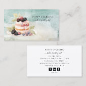 Baker Bakery Pastry Chef Cake Catering Visitekaartje (Voorkant / Achterkant)