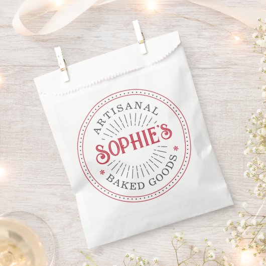 Baker Bakery Pastry Chef Catering Bedankzakje (Geknipt)