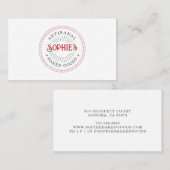 Baker Bakery Pastry Chef Visitekaartje (Voorkant / Achterkant)