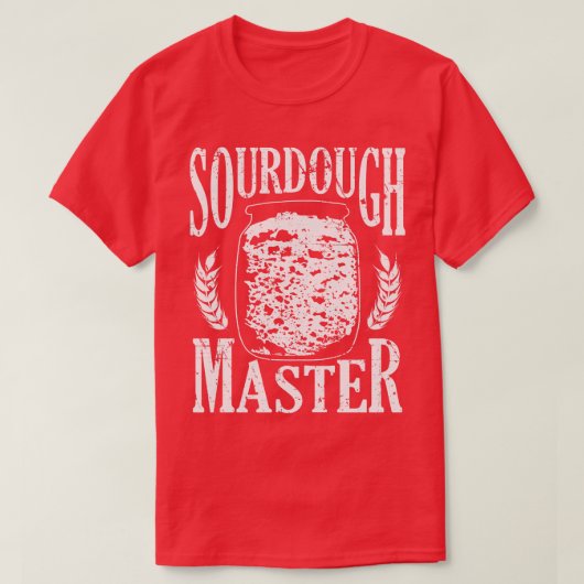 Baker Bakery Sourdegh Bread T-shirt (Design voorkant)
