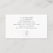 Baker Bakery Tools Pastry Chef Logo Business Card Visitekaartje (Achterkant)
