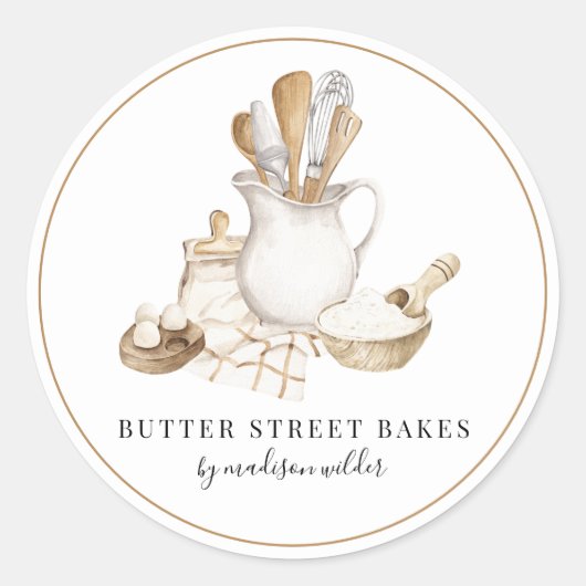 Baker Bakery Tools Product Label (Voorkant)