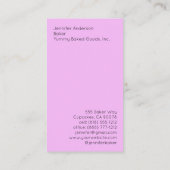 Baker Bakery Visitekaartjes (Achterkant)