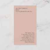 Baker Bakery Visitekaartjes (Achterkant)