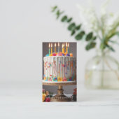 Baker Bakery Visitekaartjes (Staand voorkant)