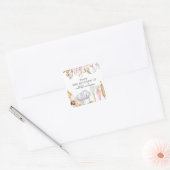 Baker-bakgereedschappen | uit de keuken van vierkante sticker (Envelop)