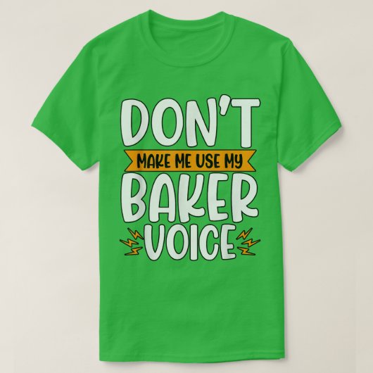 Baker Baking 152 T-shirt (Design voorkant)
