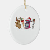 Baker Baking Bake Bakkerij Keuken Worker Keramisch Ornament (Rechts)