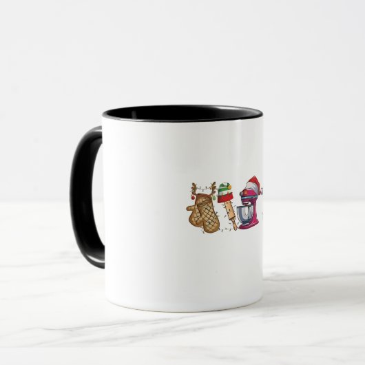 Baker Baking Bake Bakkerij Keuken Worker Mok (Voorkant links)