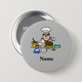 Baker Baking Cake Button (Voorkant /achterkant)
