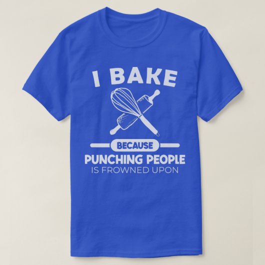 Baker Baking Hobby Pie Cupcake Muffin Donut Pastry T-shirt (Design voorkant)