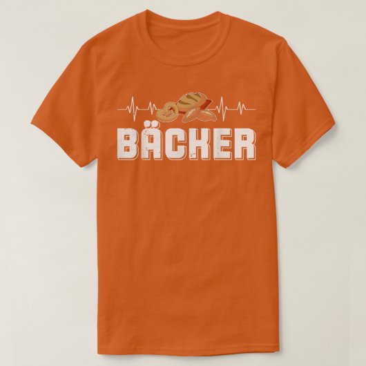 Baker baking sourdough buns baking profession 142 t-shirt (Design voorkant)