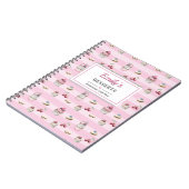 Baker Baking Sweet Dessert Blank Recipe Kitchen Notitieboek (Linkerzijde)