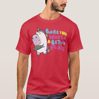 Baker bakken de wereld een betere plek t-shirt